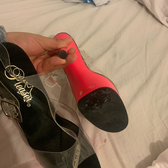 8 inch hot pink heels - Picture 3 of 4